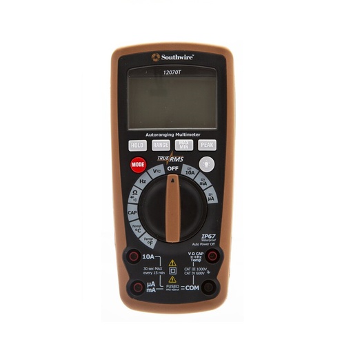 [61.60.0060] Multimetro profesional de 10 funciones con "True RMS" (Cod: 61.60.0060)